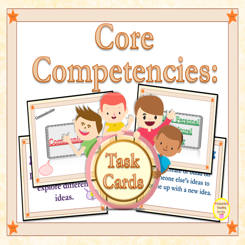 BC Core Competencies Self Assessment and Self Reflection Task Cards