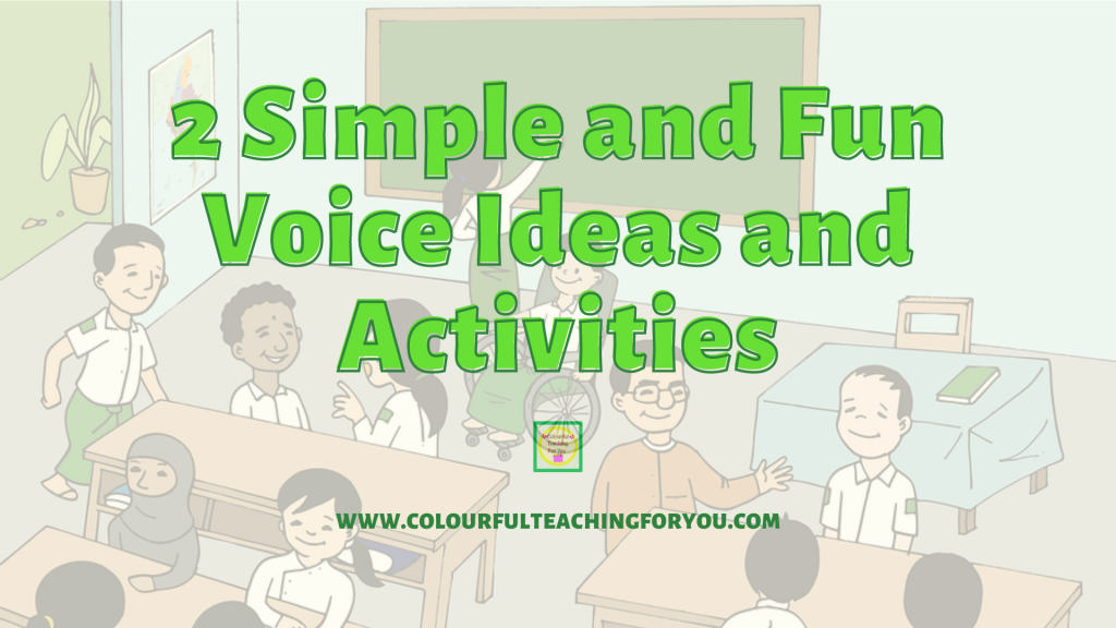 2 Simple and Fun Student Voice Ideas and Activities