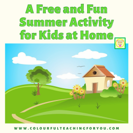 A Free and Fun Summer Activity for Kids At Home